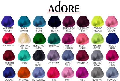 Adore hair dye